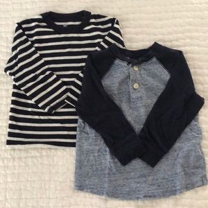 Two Gap Long Sleeved Shirts